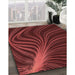 Machine Washable Transitional Red Rug in a Family Room, wshpat1823rd