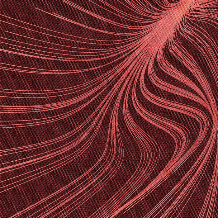 Round Patterned Red Rug, pat1823rd