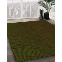 Patterned Black Brown Rug, pat1824yw