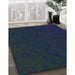 Machine Washable Transitional Blue Rug in a Family Room, wshpat1824