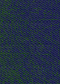 Patterned Blue Novelty Rug, pat1824