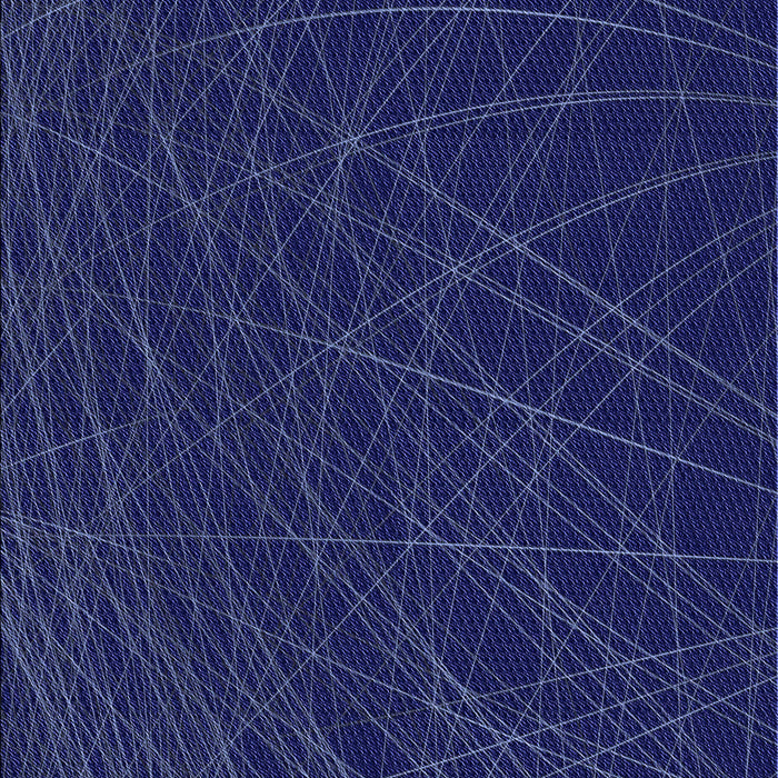 Patterned Sapphire Blue Rug, pat1825blu