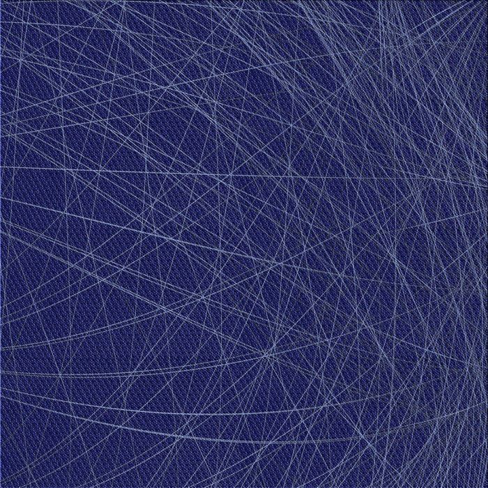 Round Machine Washable Transitional Sapphire Blue Rug, wshpat1825blu