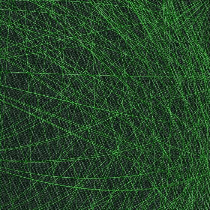 Round Patterned Green Rug, pat1825grn