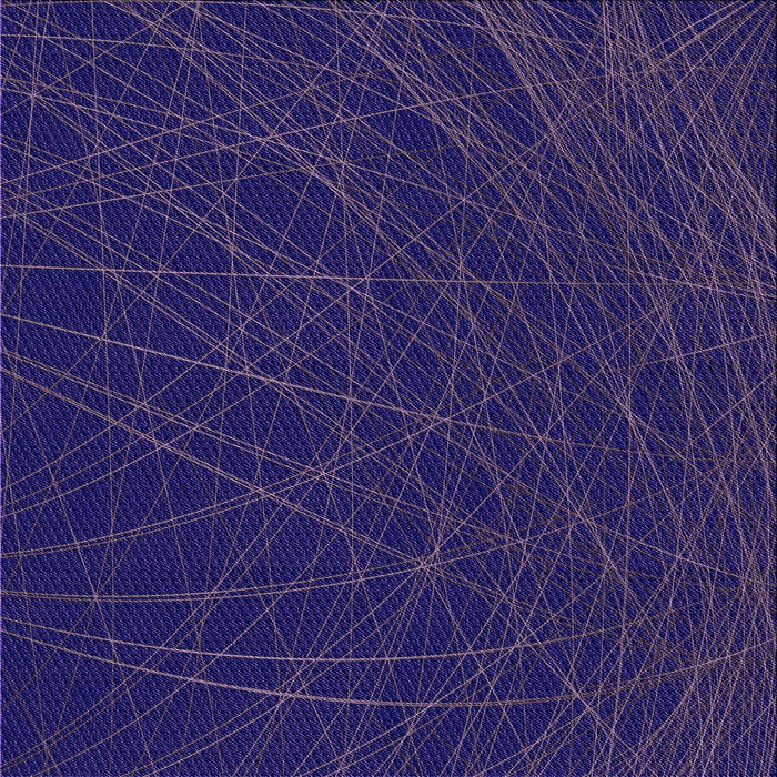 Round Patterned Denim Dark Blue Rug, pat1825pur