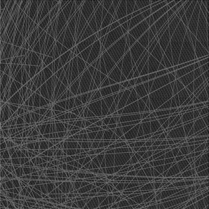 Round Patterned Midnight Gray Rug, pat1826gry