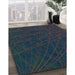 Machine Washable Transitional Blue Rug in a Family Room, wshpat1826lblu