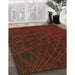 Machine Washable Transitional Red Brown Rug in a Family Room, wshpat1826org