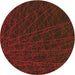 Square Patterned Red Brown Rug, pat1826org