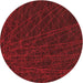 Square Patterned Red Rug, pat1826rd