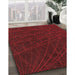 Machine Washable Transitional Red Rug in a Family Room, wshpat1826rd