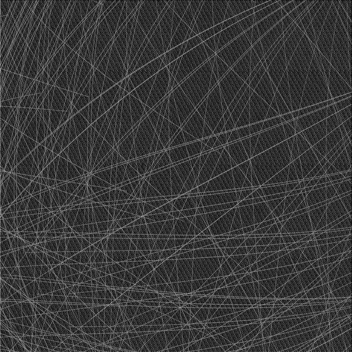 Round Patterned Midnight Gray Rug, pat1827gry