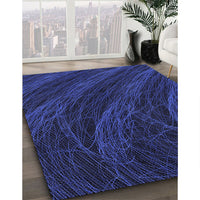 Patterned Blue Rug, pat1828blu