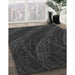 Machine Washable Transitional Midnight Gray Rug in a Family Room, wshpat1828gry