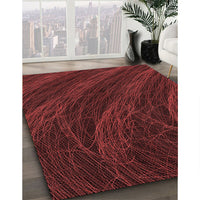 Patterned Red Rug, pat1828rd