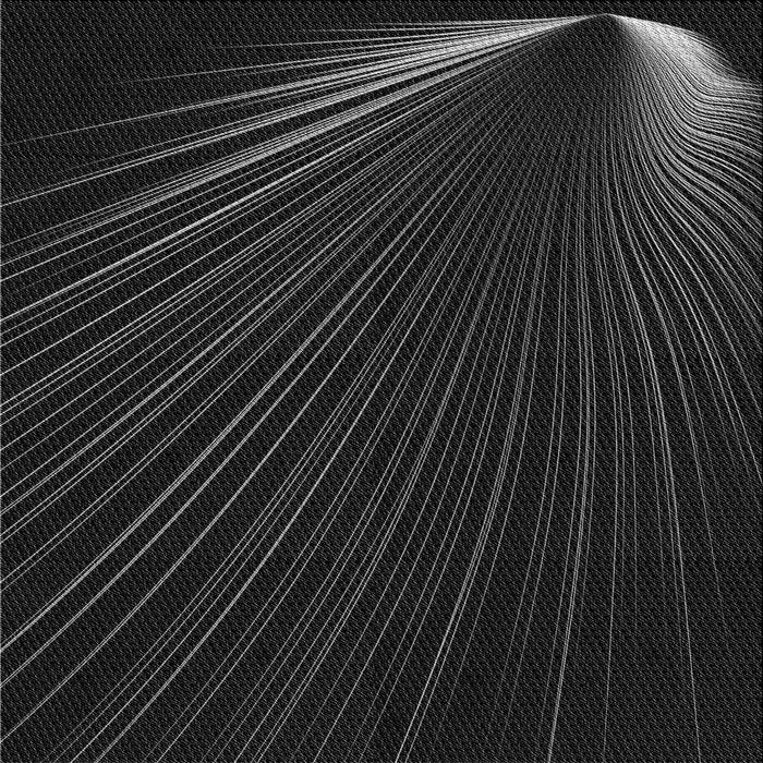 Round Patterned Black Rug, pat1829gry