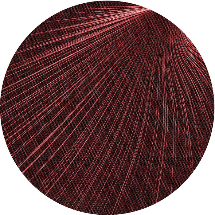 Square Patterned Chocolate Brown Rug, pat1829rd