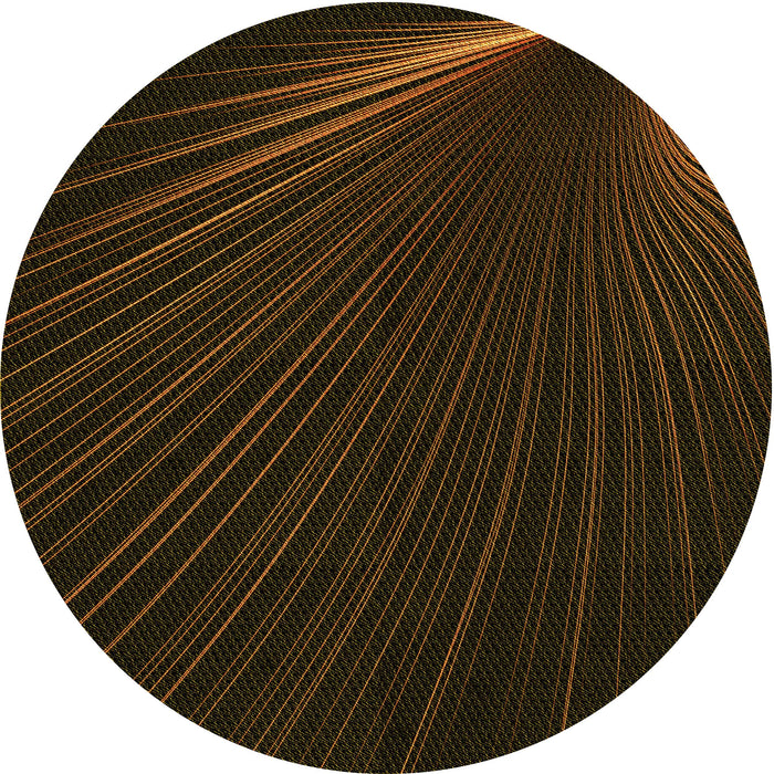 Square Patterned Black Rug, pat1829yw