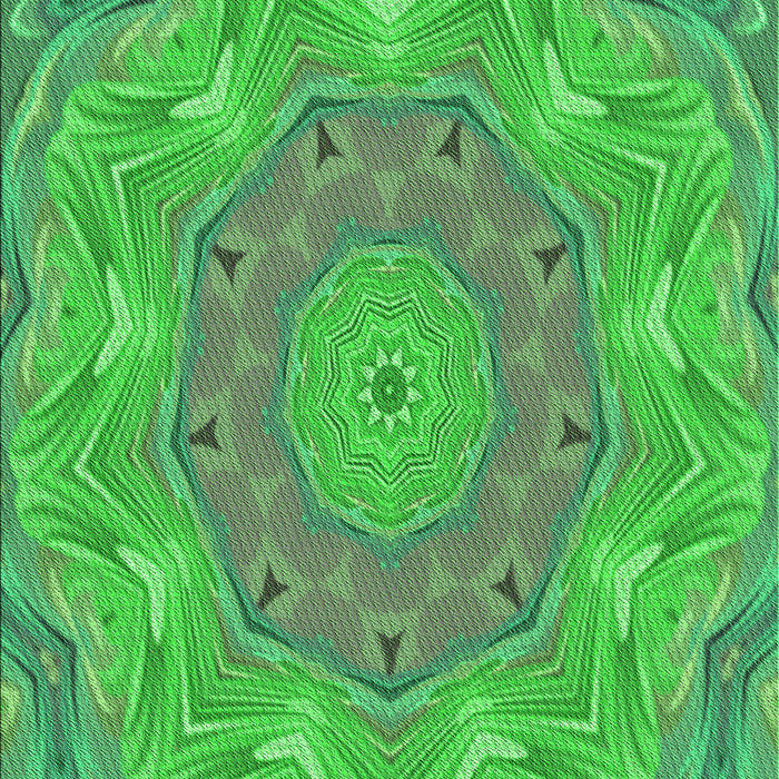 Patterned Neon Green Rug, pat183grn