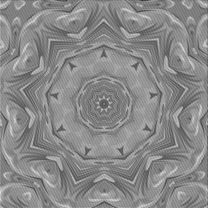 Round Machine Washable Transitional Dark Gray Rug, wshpat183gry