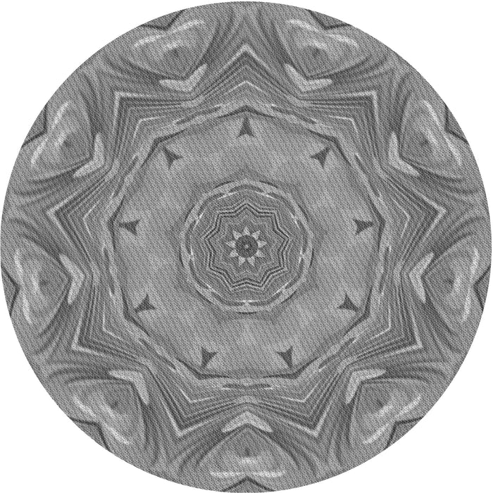 Square Machine Washable Transitional Dark Gray Rug in a Living Room, wshpat183gry