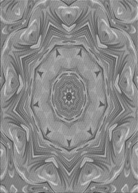 Machine Washable Transitional Dark Gray Rug, wshpat183gry