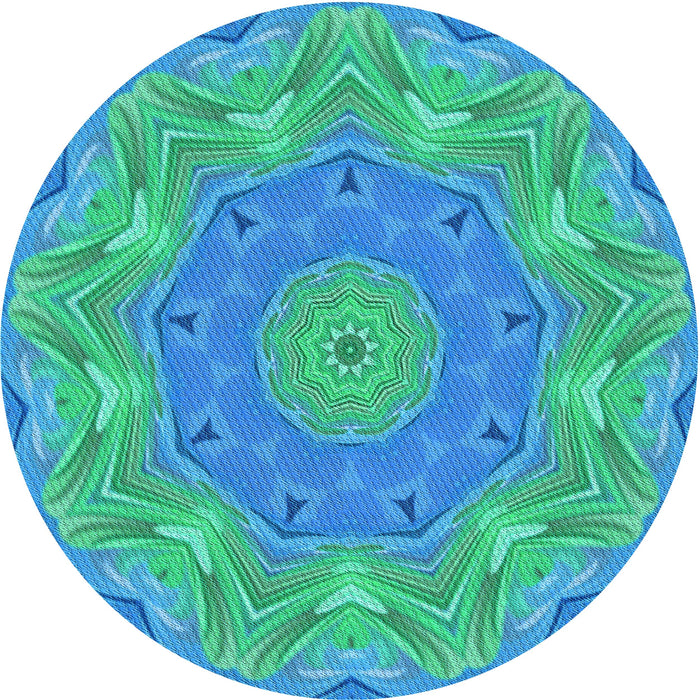 Square Machine Washable Transitional Blue Rug in a Living Room, wshpat183lblu