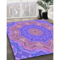 Patterned Purple Rug, pat183pur