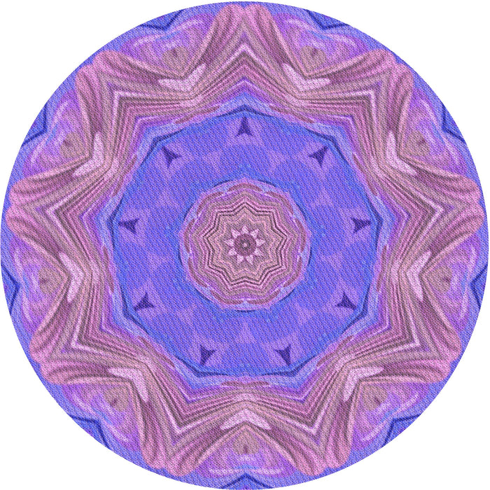 Square Patterned Purple Rug, pat183pur