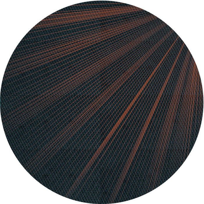 Square Patterned Midnight Gray Rug, pat1830lblu