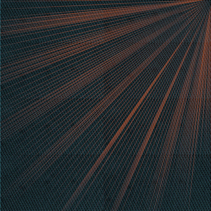 Round Patterned Midnight Gray Rug, pat1830lblu