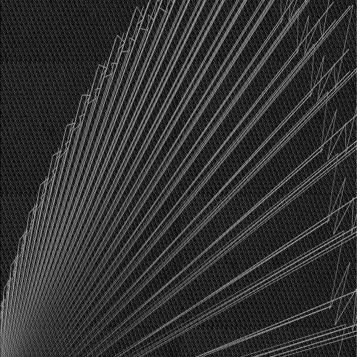 Patterned Black Rug, pat1831gry