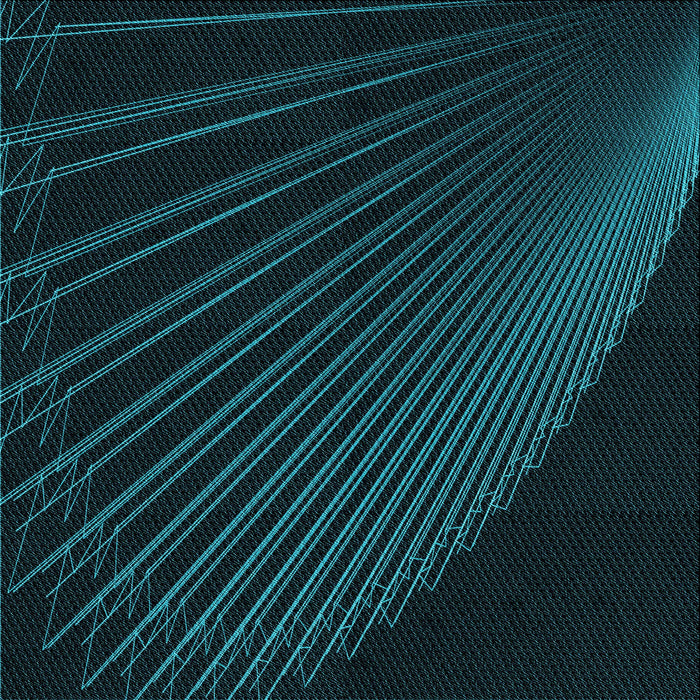 Round Patterned Black Rug, pat1831lblu