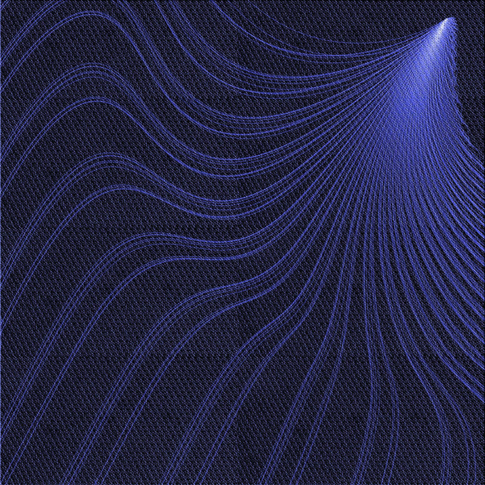 Round Patterned Night Blue Rug, pat1832blu