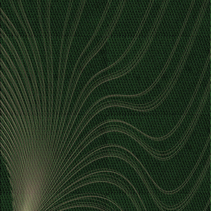 Patterned Deep Emerald Green Rug, pat1832grn