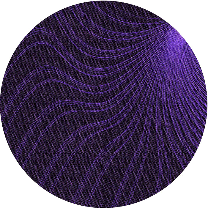 Square Patterned Purple Rug, pat1832pur