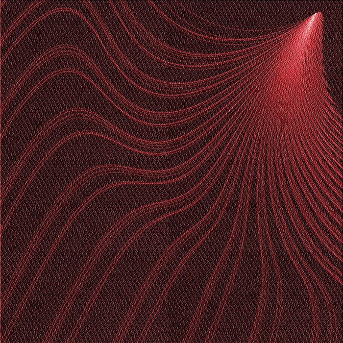 Round Patterned Saffron Red Rug, pat1832rd