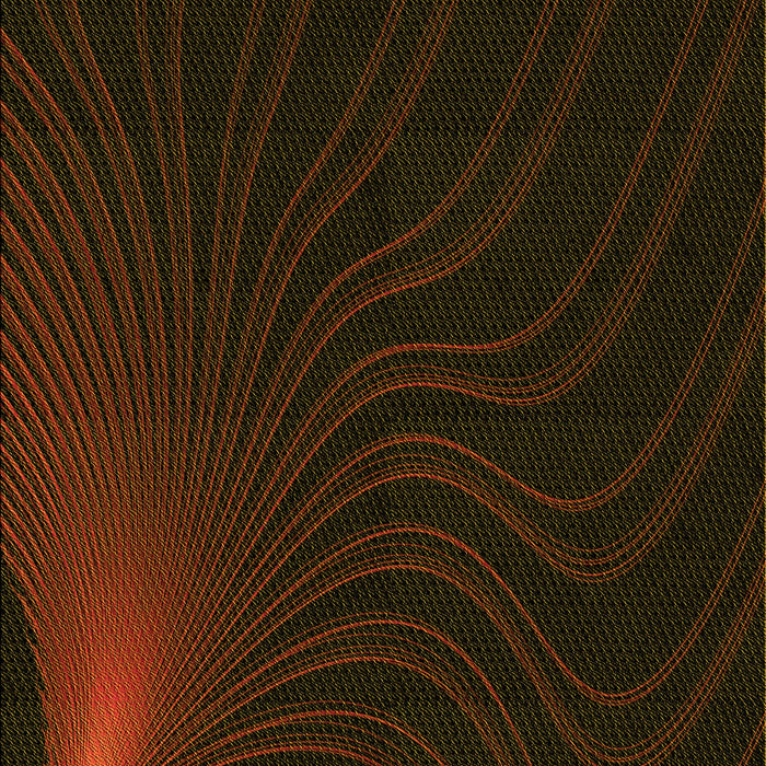 Patterned Black Brown Rug, pat1832yw