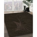 Patterned Milk Chocolate Brown Rug in Family Room, pat1833brn