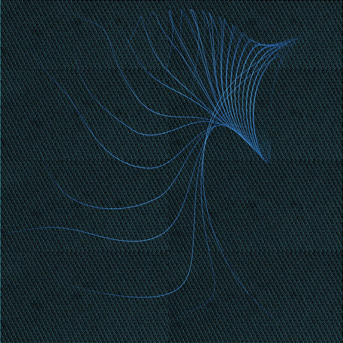 Round Machine Washable Transitional Black Rug, wshpat1833lblu