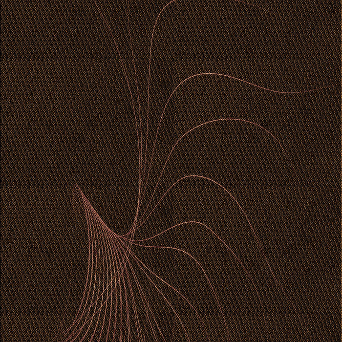 Patterned Black Rug, pat1833org