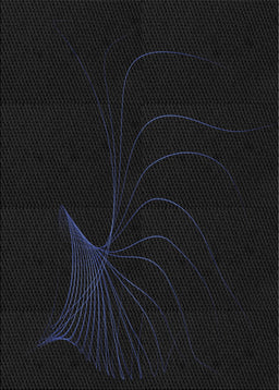 Patterned Light Black Novelty Rug, pat1833