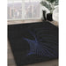 Patterned Light Black Novelty Rug in Family Room, pat1833