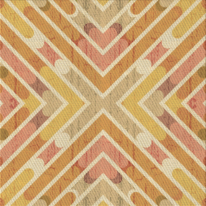 Round Machine Washable Transitional Orange Rug, wshpat1834brn