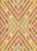 Machine Washable Transitional Orange Rug, wshpat1834brn