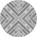 Square Patterned Gray Rug, pat1834gry