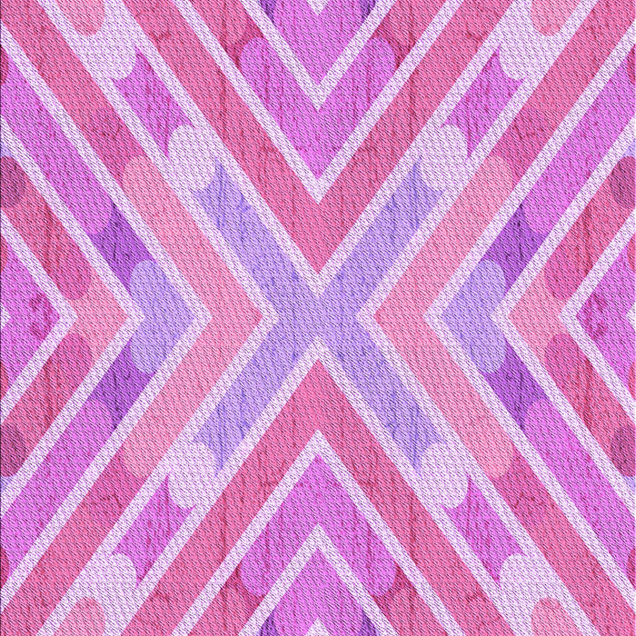 Patterned Pastel Purple Pink Rug, pat1834pur