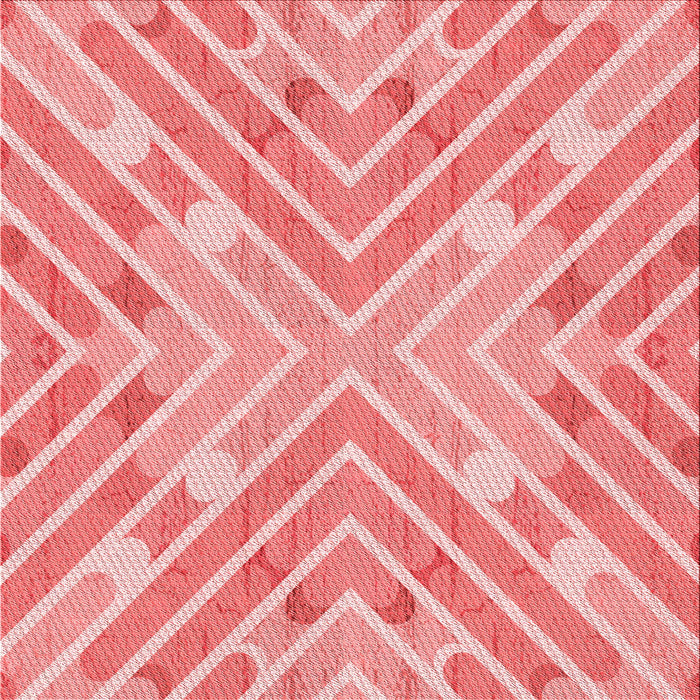 Round Machine Washable Transitional Pastel Pink Rug, wshpat1834rd