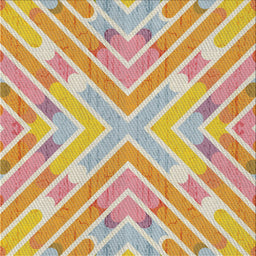 Sideview of Machine Washable Transitional Rust Pink Rug, wshpat1834