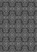 Patterned Charcoal Black Rug, pat1835gry